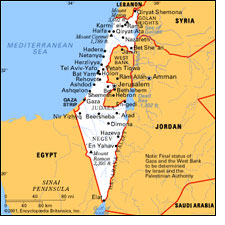 Israel map