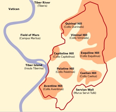 Rome's Seven Hills